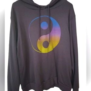 FIFTH SUN. Women Hooded Sweatshirt. SIZE XL. Color (Moonscape)